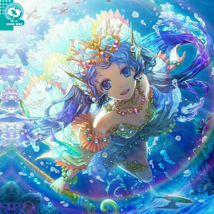 Hình ảnh cung Song Ngư anime dễ thương