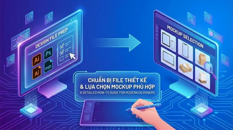 Chuẩn bị file thiết kế và lựa chọn mockup phù hợp