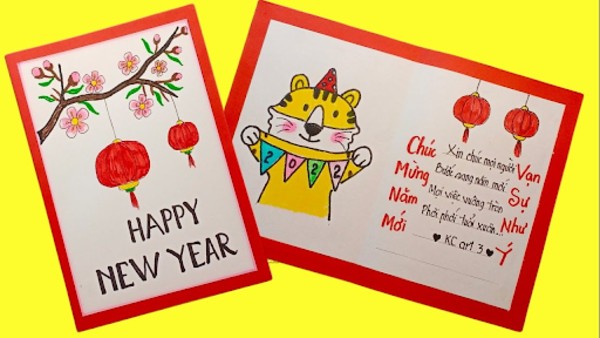 Thiệp tết với những câu chúc ý nghĩa