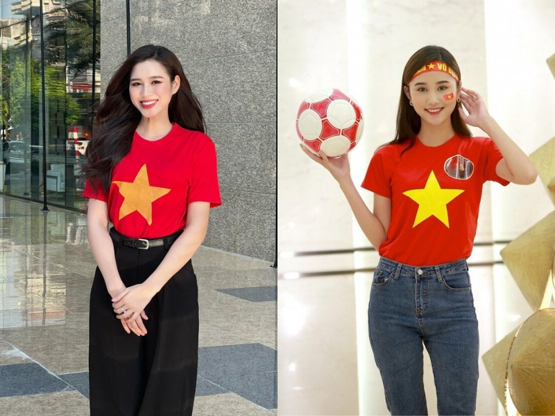 Phối áo cờ đỏ sao vàng