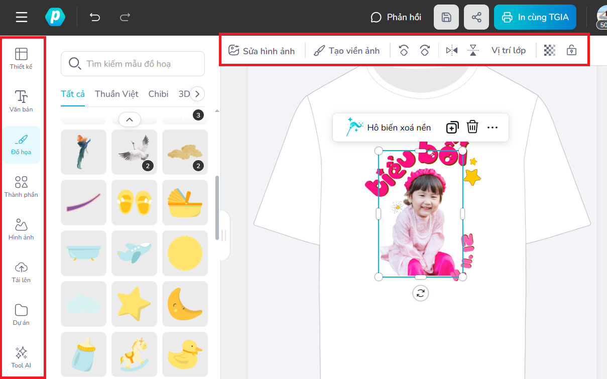 Thiết kế áo thun online và in áo thun theo yêu cầu đẹp, chất lượng và giao hàng toàn quốc từ 1 cái
