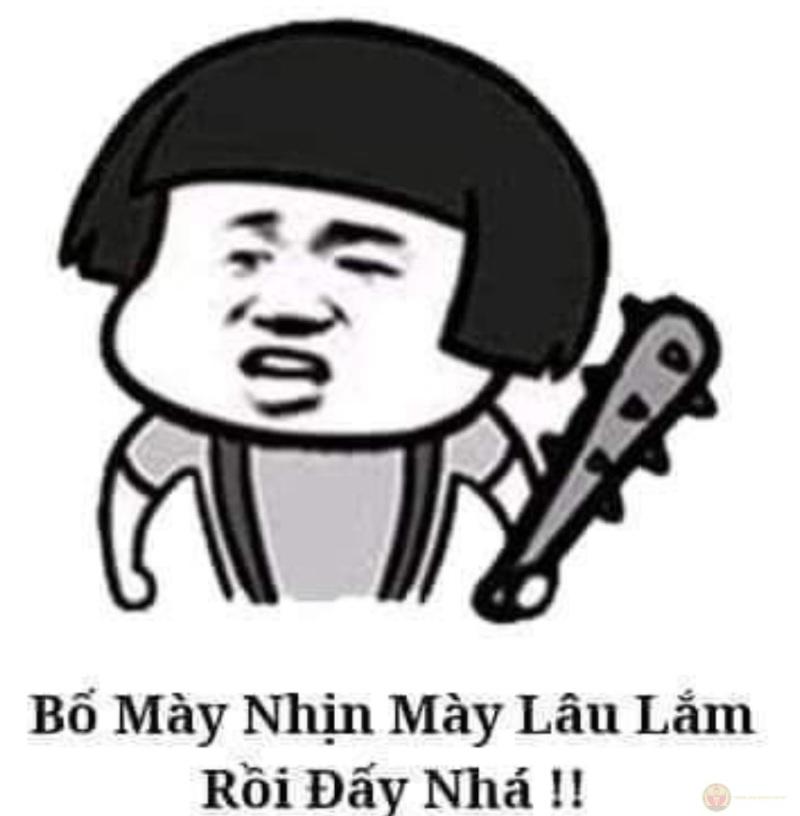 Khuôn mặt đã hết kiên nhẫn từ lâu lắm rồi