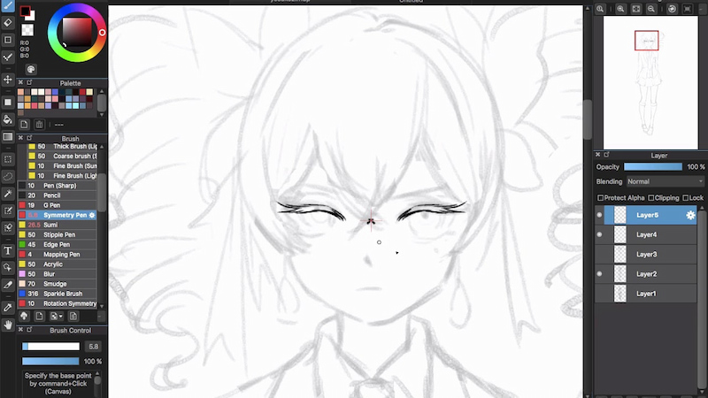 Ứng dụng vẽ tranh anime MediBang Paint