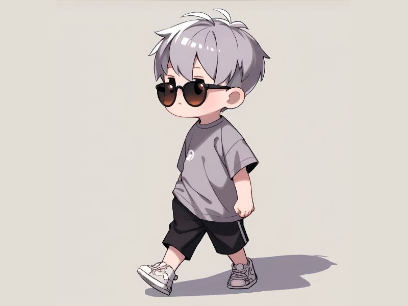 Tranh vẽ chibi nam ngầu