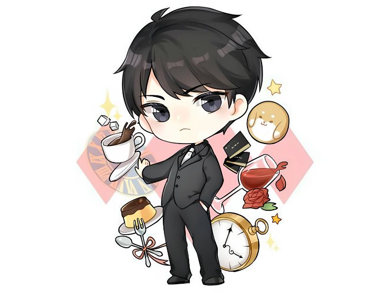 Tranh vẽ chibi nam ngầu