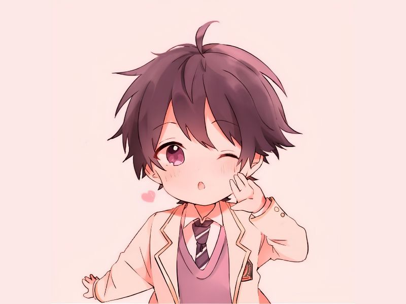 Hình vẽ chibi nam cute