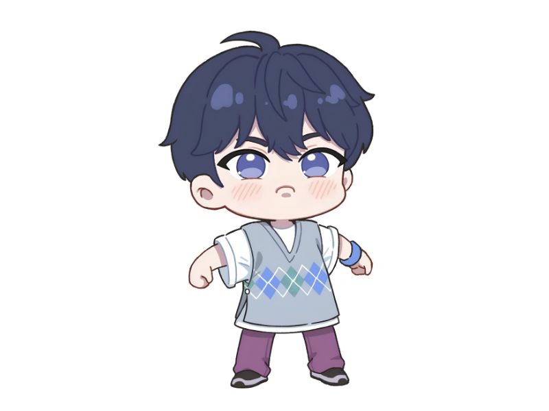 Hình vẽ chibi nam cute