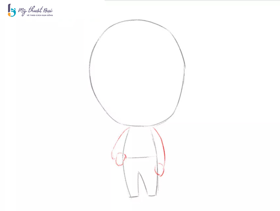 Phác thảo dáng người chibi nam
