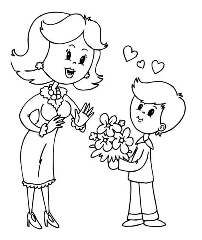 85 bức tranh vẽ cô giáo đẹp, ý nghĩa nhân ngày 20/11 48