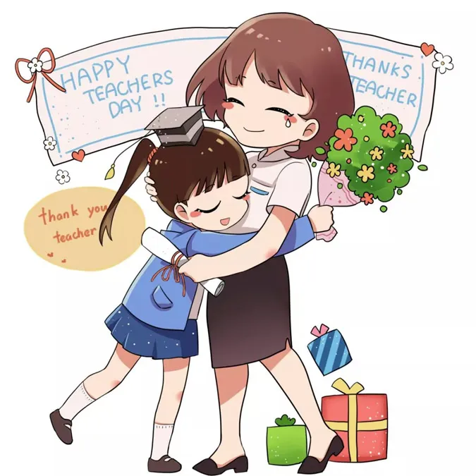 85 bức tranh vẽ cô giáo đẹp, ý nghĩa nhân ngày 20/11 79