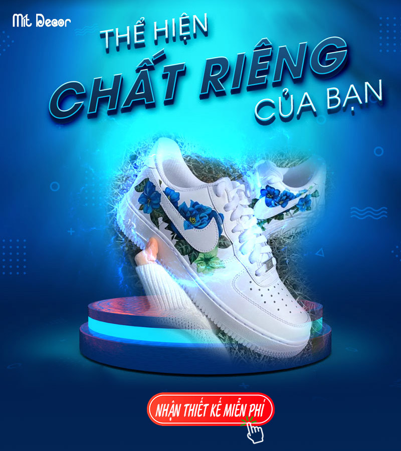 thiết kế mẫu custom giày