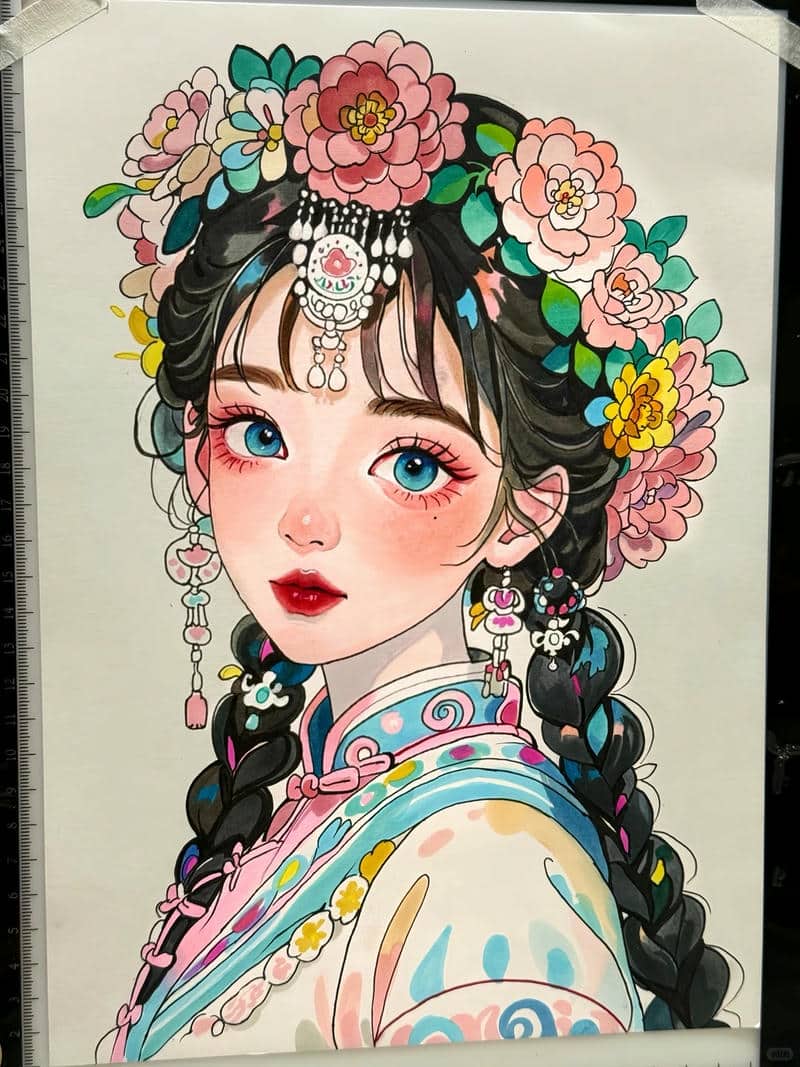 ý tưởng vẽ tranh anime