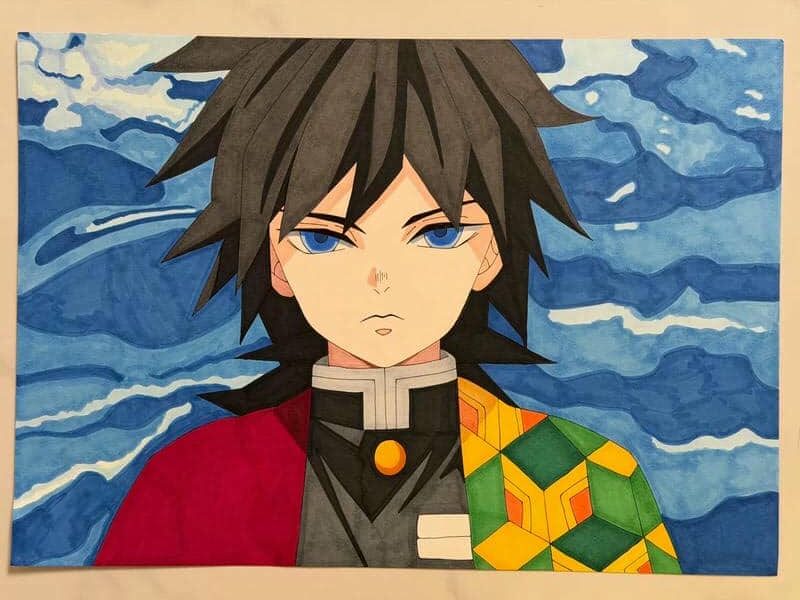 tranh vẽ nhân vật anime