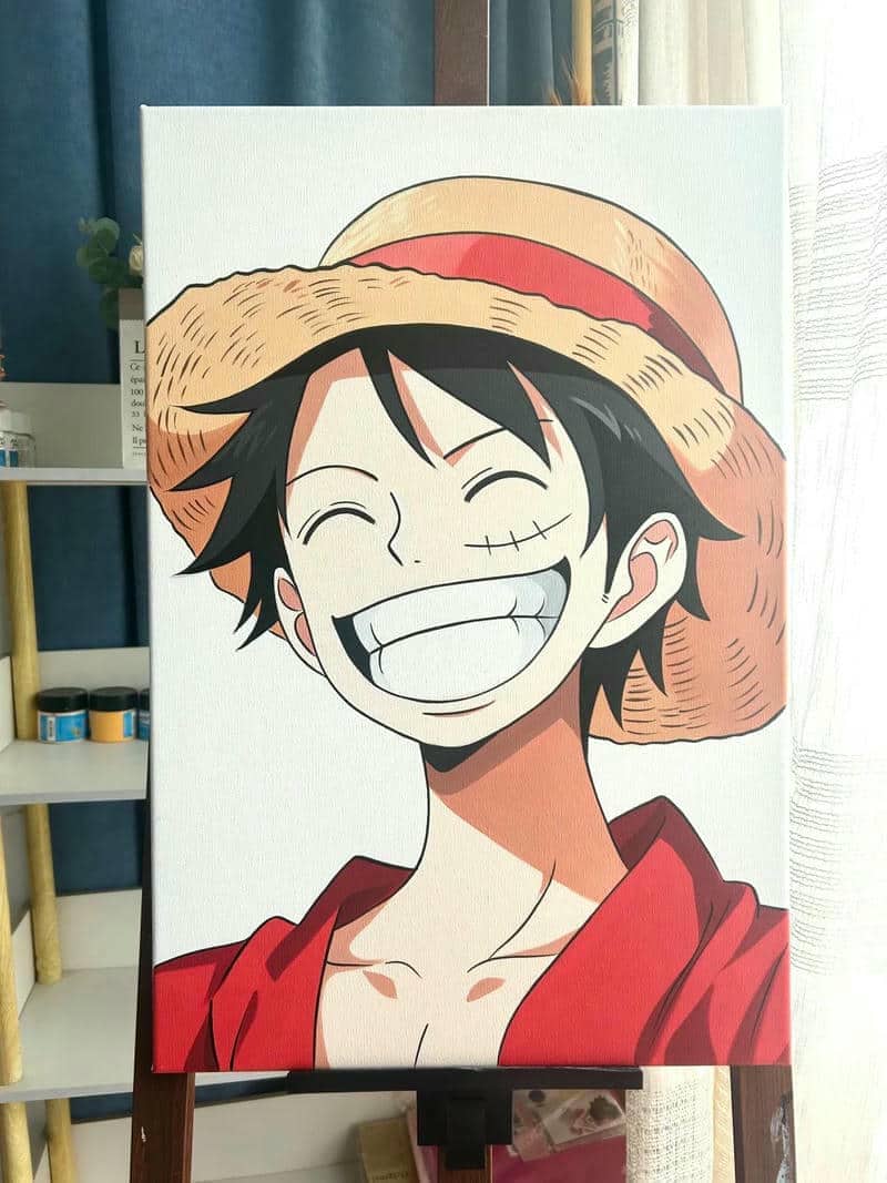 vẽ tranh anime luffy