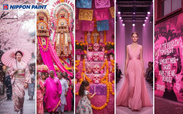 Trong văn hóa, màu hồng thường gắn liền với sự yêu thương