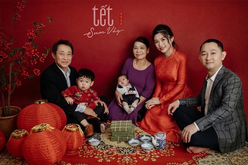 ảnh gia đình 6 người