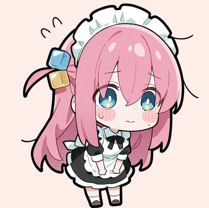 Ảnh anime nữ chibi biểu cảm sinh động đầy thu hút