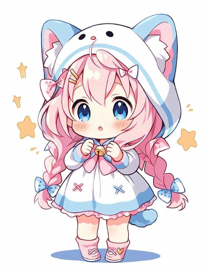 ảnh anime nữ chibi nhỏ nhắn
