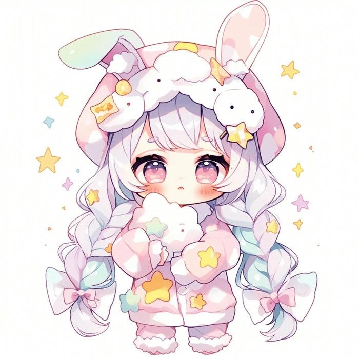 anime chibi nữ ảnh ngộ nghĩnh