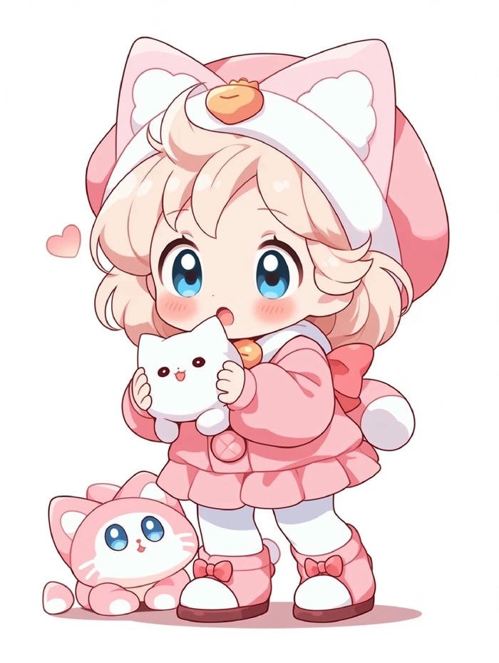 anime ảnh chibi nữ biểu cảm