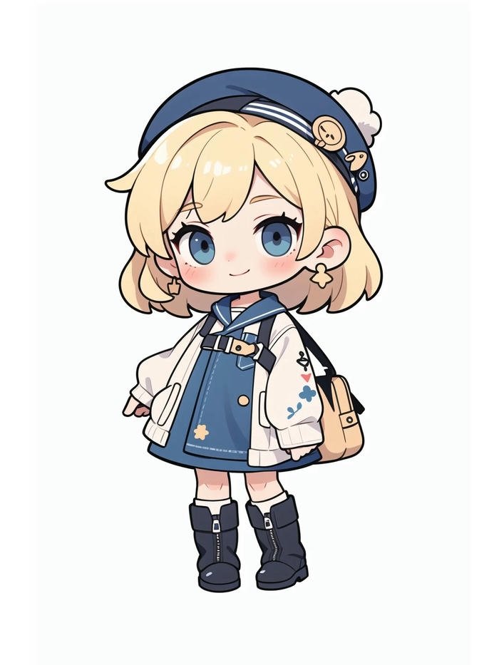 Ảnh anime nữ chibi thần thái đáng yêu đầy sức sống