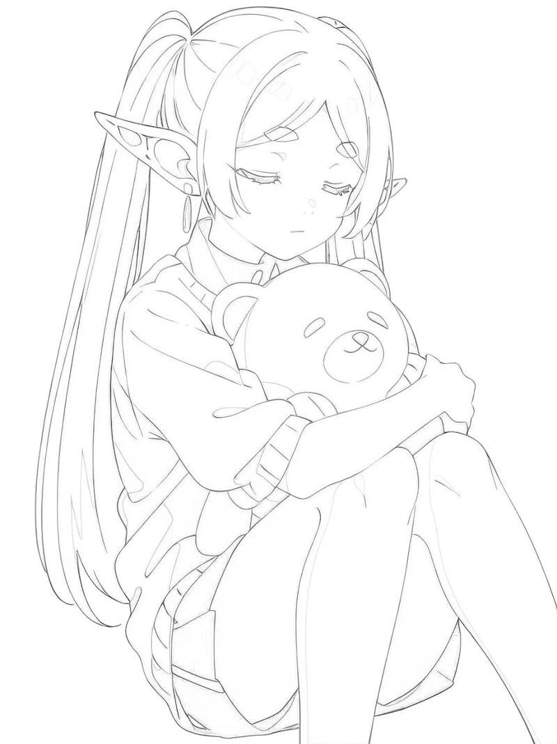 art anime nữ xinh