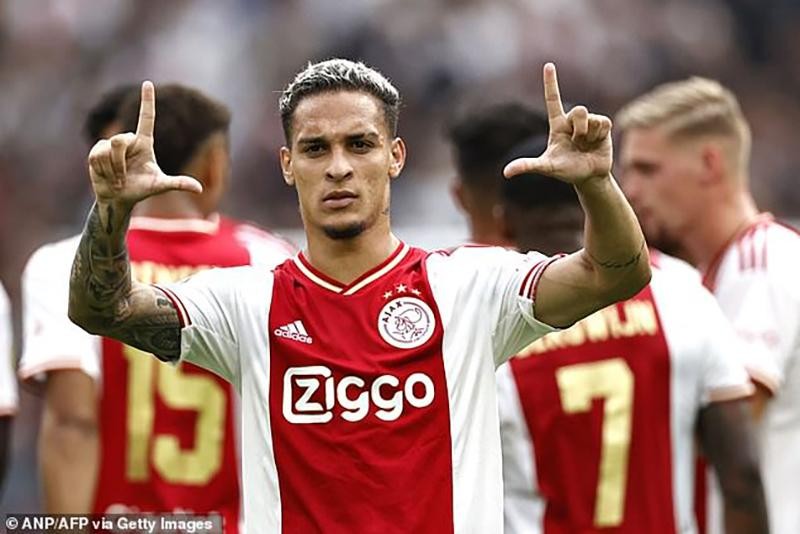 Antony đã ghi bàn thắng đầu tiên ở mùa giải mới cho Ajax. ẢNH: GETTY