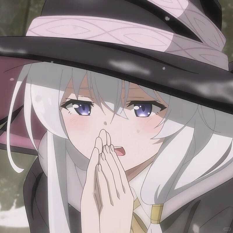 Elaina avatar phong cách anime nữ cực kỳ nghệ thuật đẹp mắt