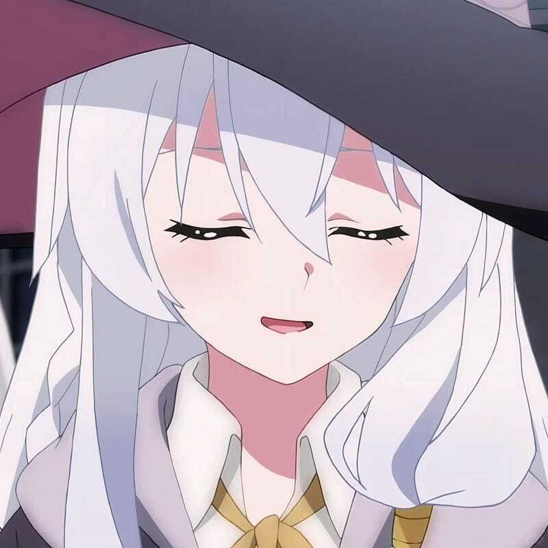 Hình Elaina avatar với tạo hình phù thủy nổi tiếng anime
