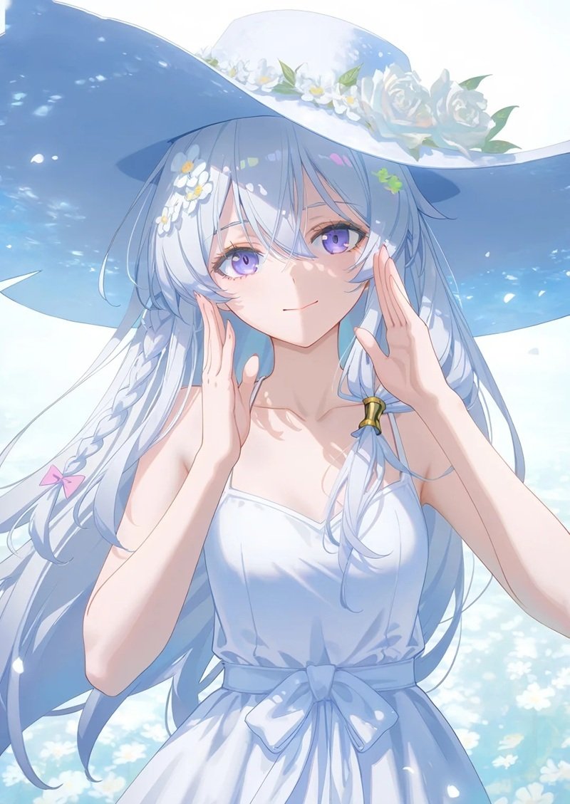 Elaina avatar phong cách anime chill nhẹ nhàng và đáng yêu