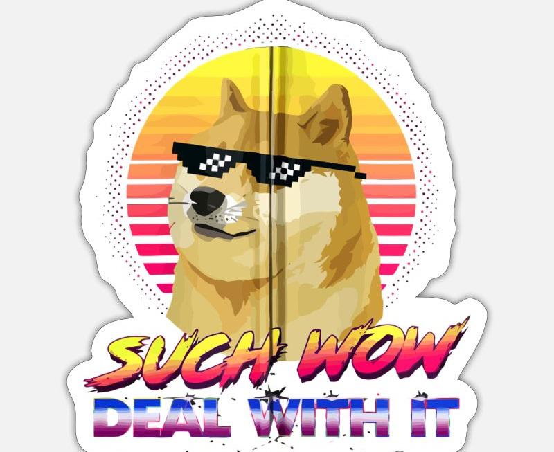 Cheems với nền chung “Such Wow”