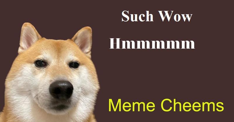 Cheems với nền chung “Such Wow”