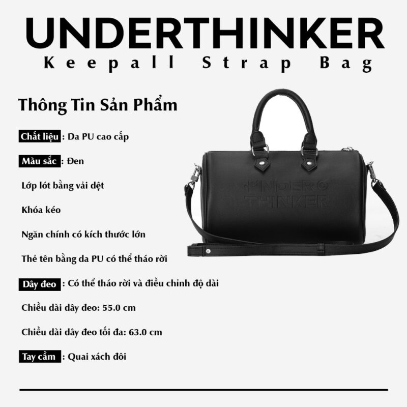 Túi Da Nam Nữ Monogram Keepall Strap Bag Dập Chìm Cao Cấp 9