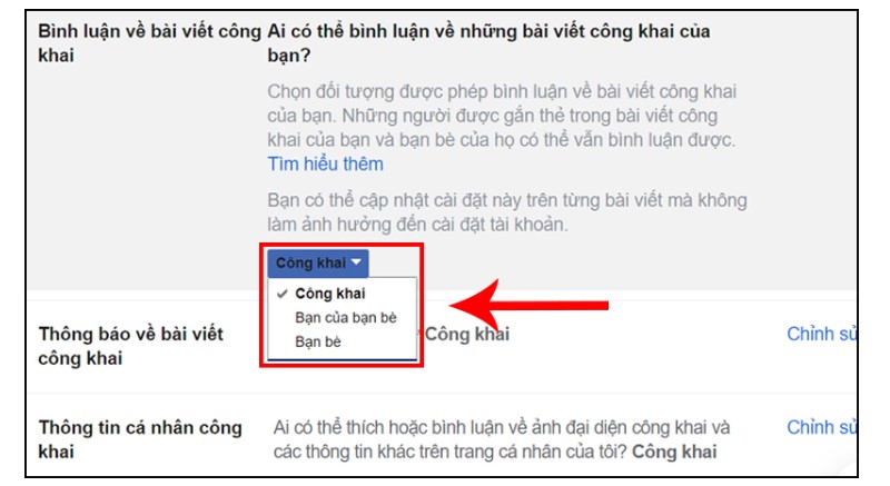 Cách giới hạn bình luận trên Facebook