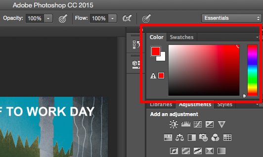 Biểu tượng bảng màu trong Photoshop