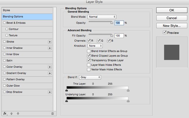 Tạo bóng chữ trên Photoshop