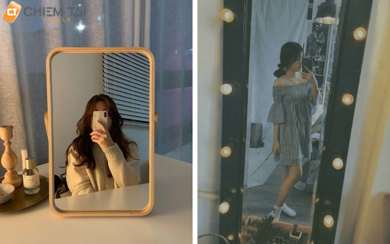 Cách tạo dáng chụp ảnh trước gương