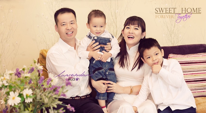 chụp gia đình đẹp tại HCM