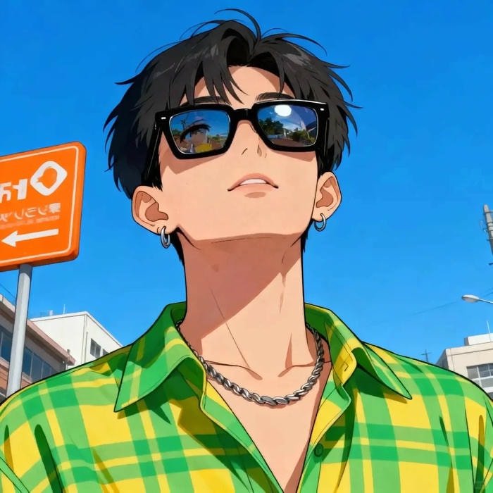 ảnh anime nam tươi sáng