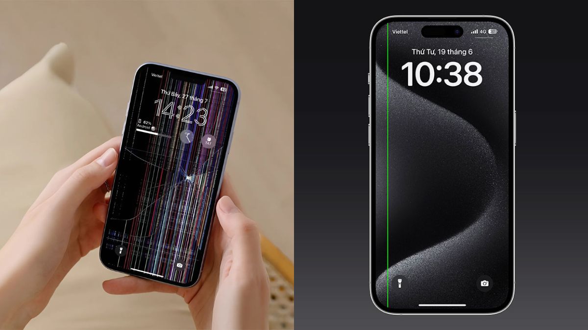Cách tạo hiệu ứng sọc màn hình trên điện thoại iPhone