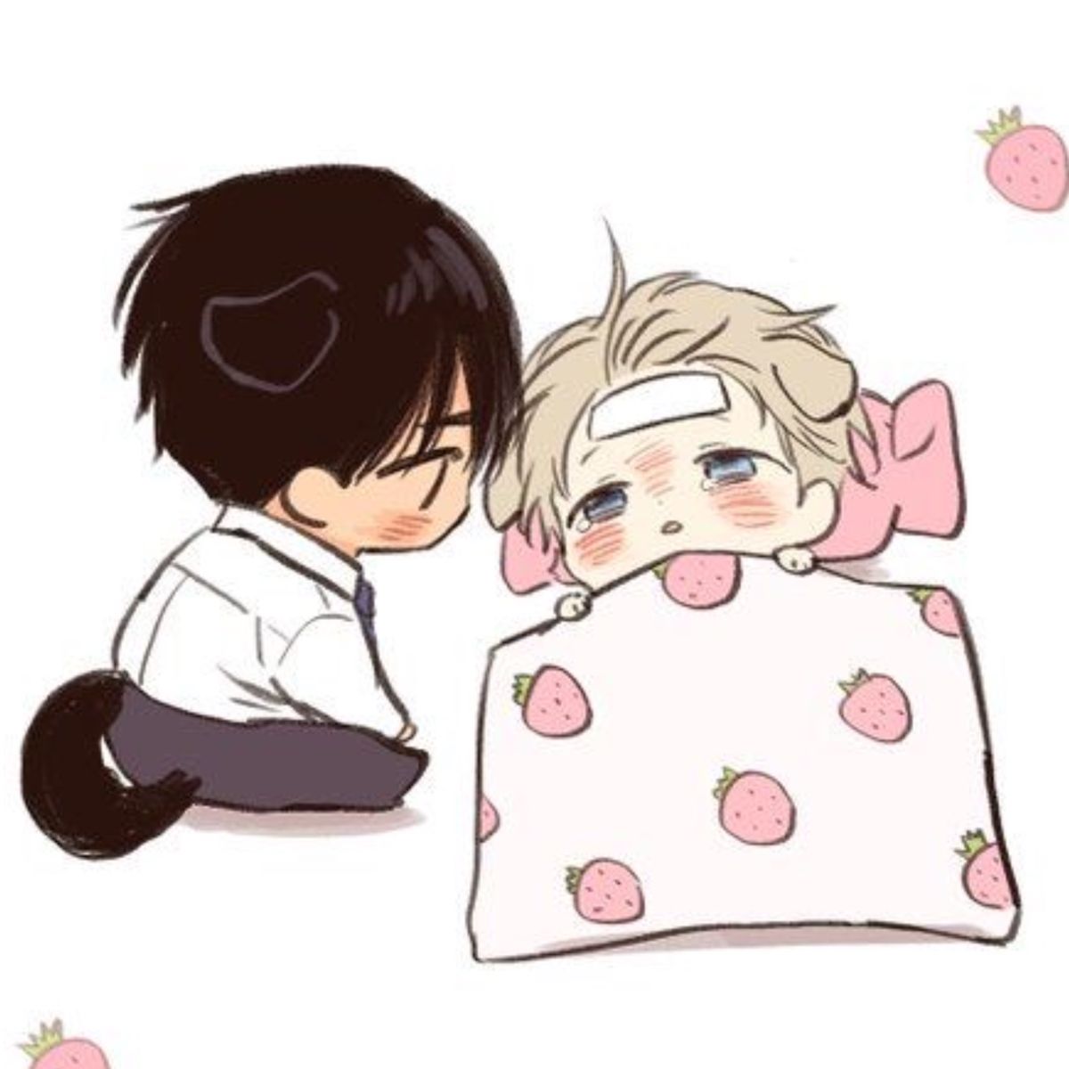 Ảnh chibi bị ốm