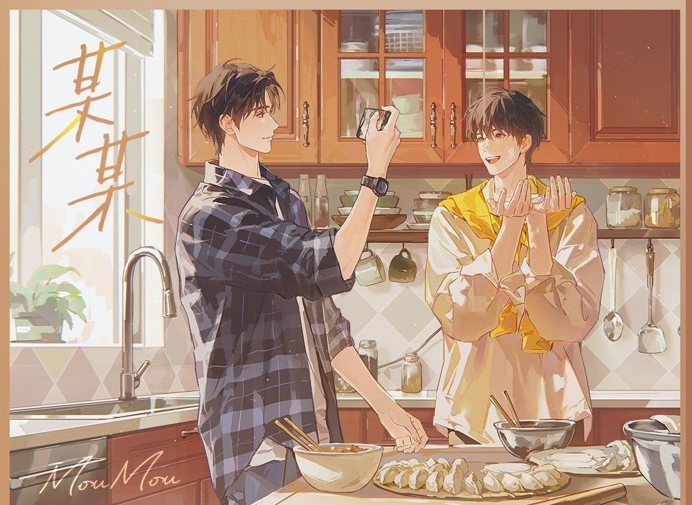 Ảnh boylove nấu ăn