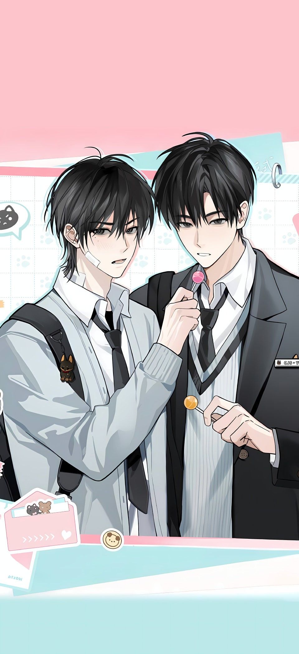 Ảnh boylove chibi ăn kẹo