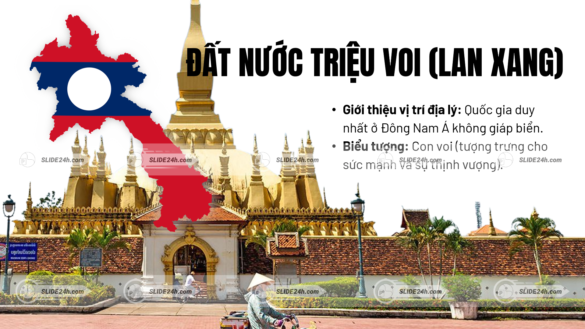 bản đồ lào và that luang thông tin vị trí địa lý lào