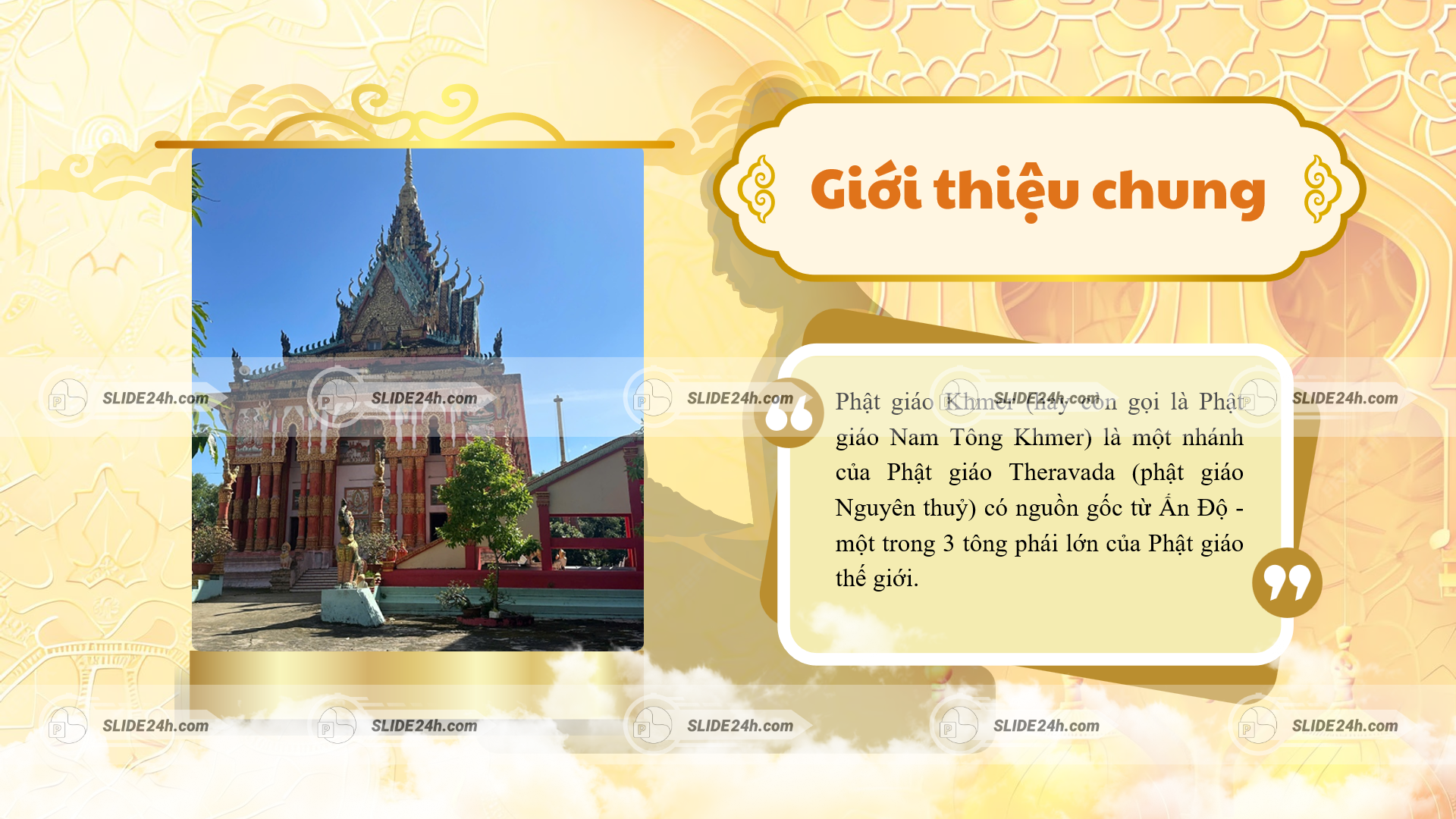 Giới thiệu chung về Phật giáo Khmer