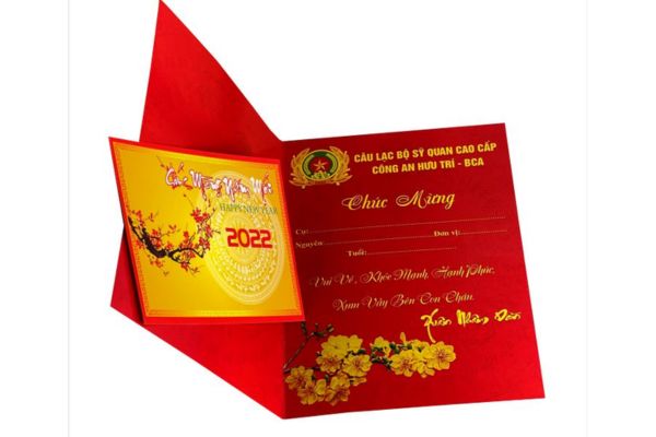 Kích thước thiệp chúc tết chuẩn & phổ biến nhất hiện nay