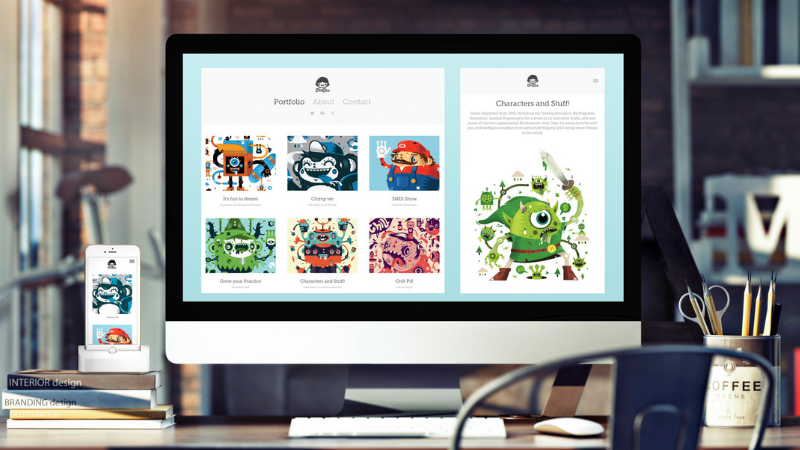 Thư viện web Adobe Portfolio