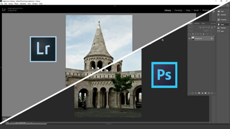 Sự khác biệt giữa Photoshop và Lightroom