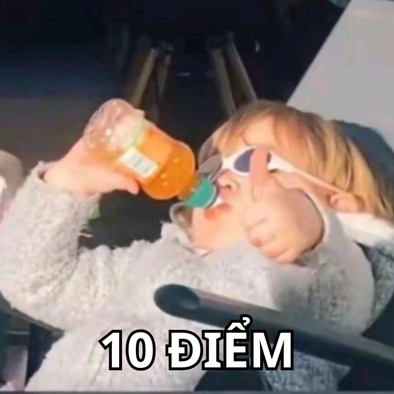 ảnh thả tim meme 10 điểm