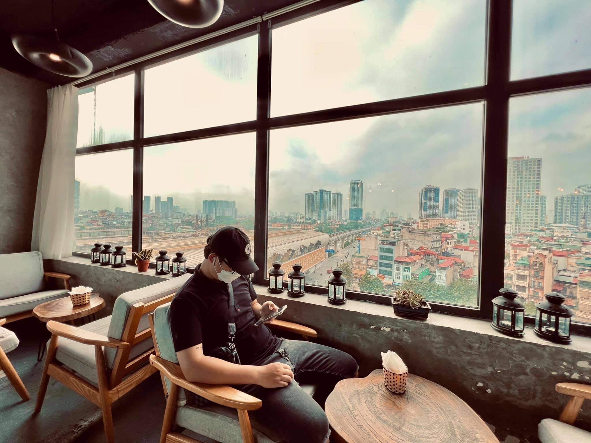 Sam Rooftop Coffee quán cafe đẹp ở Hà Nội 
